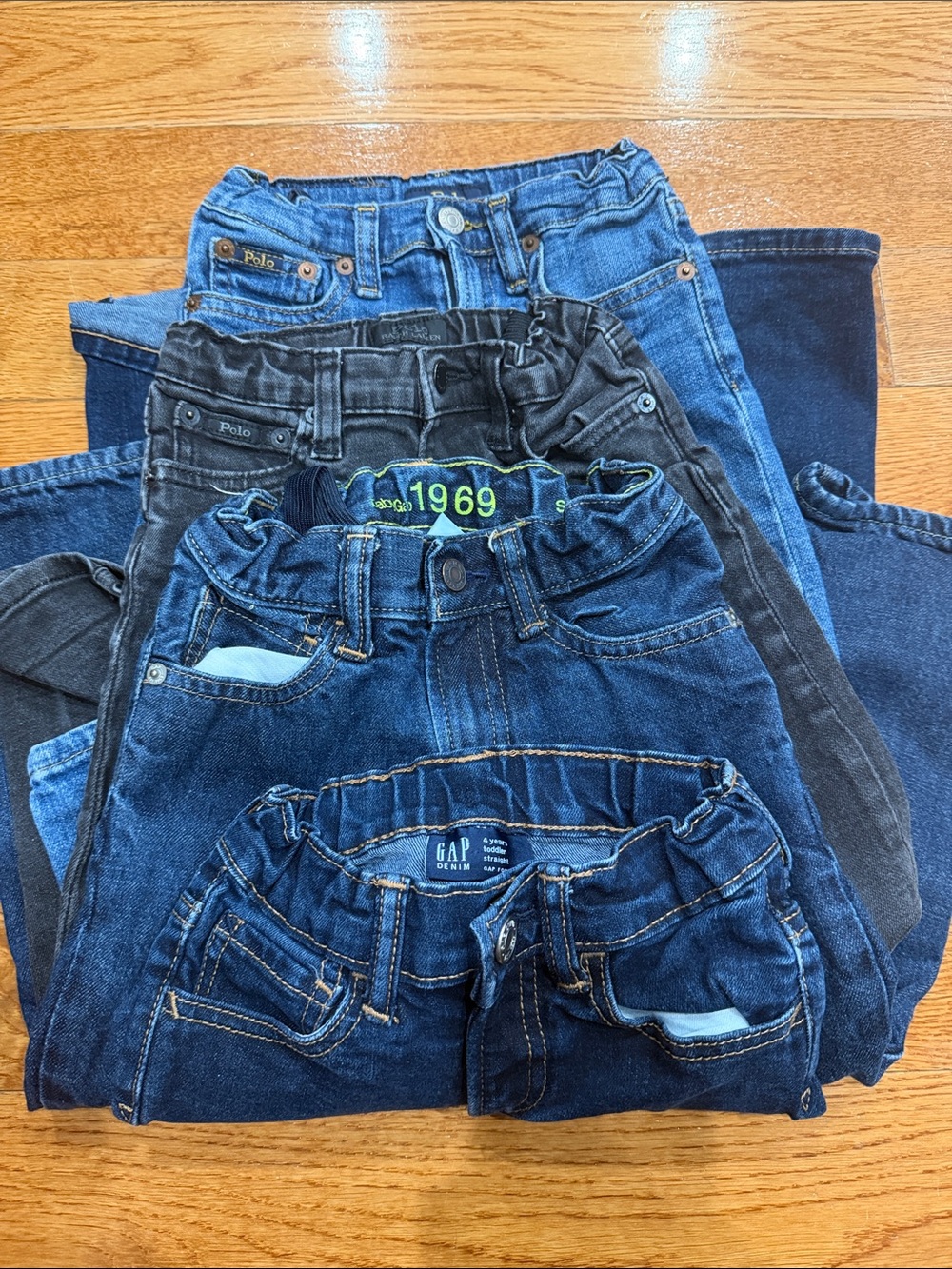 Polo by Ralph Lauren Kids Dark and Medium Blue Denim Jeans